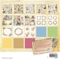 STUDIOLIGHT Set 18Blatt 20x20cm doppelseitig Scrapbooking Papier, Vellum, Unicolor & Elements