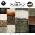 STUDIOLIGHT Set 36Blatt 20x20cm doppelseitig Scrapbooking Papier, Grunge Collection