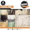 STUDIOLIGHT Set 36Blatt 20x20cm doppelseitig Scrapbooking Papier, Grunge papers Grunge Collection