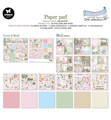 STUDIOLIGHT Set 36Blatt 20x20cm doppelseitig Scrapbooking Papier, Small Designs & Elements Romantic Moments