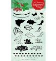 STUDIOLIGHT - Transparent Stempel - Layered Christmas, Stechpalme