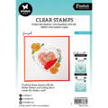 STUDIOLIGHT - Transparenten Stempel - Heart, Herz mit Blumen