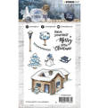 STUDIOLIGHT - Transparenten Stempel - Snowy Afternoon, Weihnachtsbaum, Schneemann, Schlitten