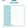 STUDIOLIGHT -Transparenter Stempel, Heart background, Herz-Hintergrund