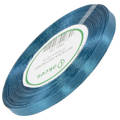 Satinband 6 mm - blau- 32 lfm