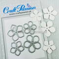 Stanzform Präge Stanzschablone Cutting Die - Craft Passion - Kleine Blumen #11 und #13
