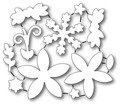 Stanzform Präge Stanzschablone Cutting Die - Memory Box - Poinsettia Surprise - Weihnachtsstern, Schneeflocke