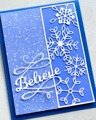 Stanzform Präge Stanzschablone Cutting Die - Poppystamps - Believe Flourish