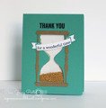 Stanzform Präge Stanzschablone Cutting Die - Poppystamps - Grand Hour Glass - Sanduhr