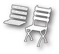 Stanzform Präge Stanzschablone Cutting Die - Poppystamps -Right Cafe Chair