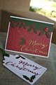 Stanzform Präge Stanzschablone Cutting Die - Poppystamps - Stitched Holly Border 1297 stechpalme