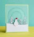 Stanzform Präge Stanzschablone Cutting Die - Poppystamps - Whittle Snowman Schneemann