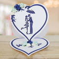 Stanzform Präge Stanzschablone Cutting Die - Tattered Lace - Delicate Detail Romance Lovely Couple - durchbrochenes Muster