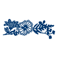 Stanzform Präge Stanzschablone Cutting Die - Zerfetzte Spitze - Floral Bouquest D678 florale Bordüre