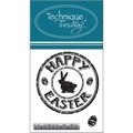 Stempel Transparent Stempel Motivstempel Clear Stamp - Happy Easter Frohe Ostern, Häschen