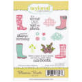 TAYLORED EXPRESSIONS Gummistempel Stempel Motivstempel - Bloomin'Boots / Gummistiefel