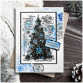 WOODWARE Transparent Stempeln Set Motivstempel Clear Stamps - Snow Frosted Tree Weihnachtsbaum