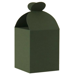 RzP Rechteckige Schachtel Geschenkbox Box Geschenkschachtel 8x8x10 300g, grün