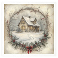 Reispapier-Set - Kinder, Weihnachten, Winterlandschaft - RSM186 - Itd Collection