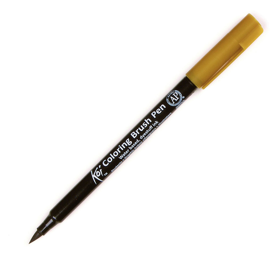 KOI Farbiger Pinselstift - Raw Umber #47