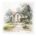 Reispapier-Set-Bastelpapier - ITD - RSM168 Häuser 