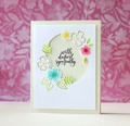 PINK FRESH - ESSIONS Transparent Acryl Stempel Motivstempel - Say it with florals