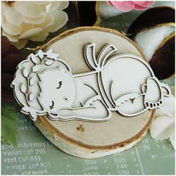 Dekorpappe Die Cut Chipboard - Lieblich und süß - Baby - Kreatywna Pracownia
