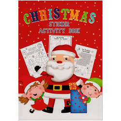 Malbuch mit Aufklebern und Puzzles für Kinder - Weihnachten