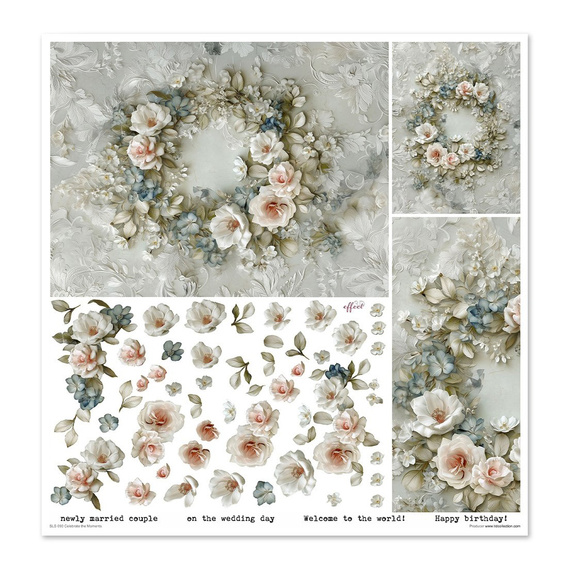 ITD COLLECTION Setz 11Stk 30x30cm Scrapbooking Papier - Celebrate the Moments