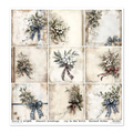 ITD COLLECTION Scrapbooking Papier Set 30x30 cm - Winter's Tale in blue