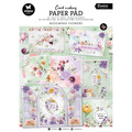 Scrapbooking Papier Set mit A4-Elementen - Flowers Blumen - Studio Light