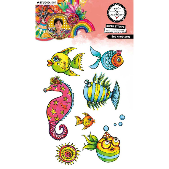Transparenter Stempel - StudioLight - Sea creatures