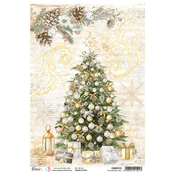 CIAO BELLA Reispapier Decoupage Bastelpapier Softpapier, My Christmas tree