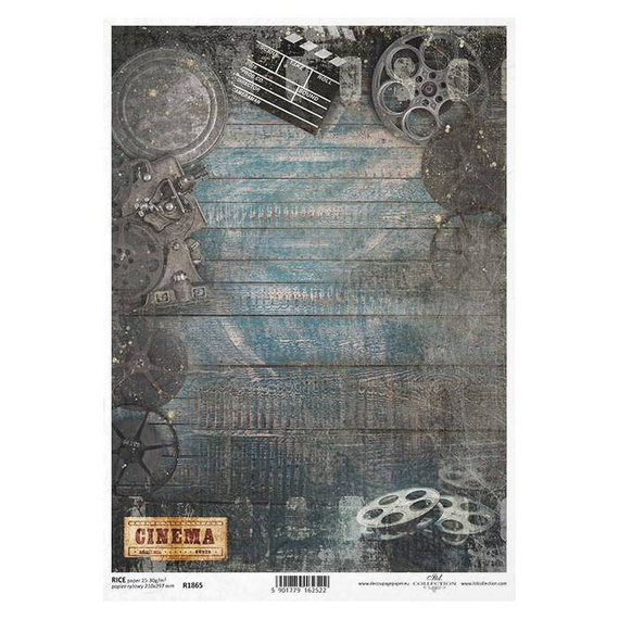 ITD Reispapier Decoupage Bastelpapier Softpapier Serviettentechnik, R1865