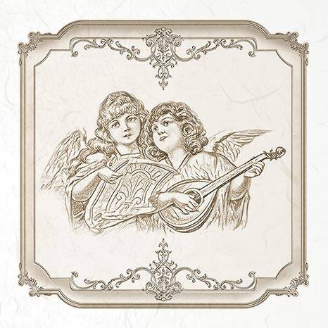 ITD Reispapier Decoupage Bastelpapier, RSM058 engel