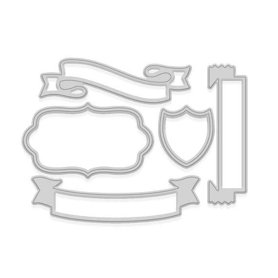 DPCRAFT Stanzform Präge Stanzschablone Cutting Die, Schilder