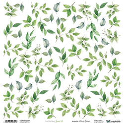 30x30cm doppelseitig Scrapbooking Papier - ScrapAndMe - Leaves 16  - Ausschneidebogen
