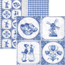 VINTAGE SERVIETTEN 1 Stück Motivservietten Decoupage Napkin 33x33cm, Engel 101