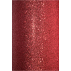 Glitzerpapier A4 rot 210g