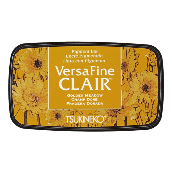 Tsukineko Versafine Clair Pigment Ink Pad - Golden Meadow 