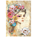 Reispapier Set Decoupage Bastelpapier A4 Ciao Bella  - Quintessential