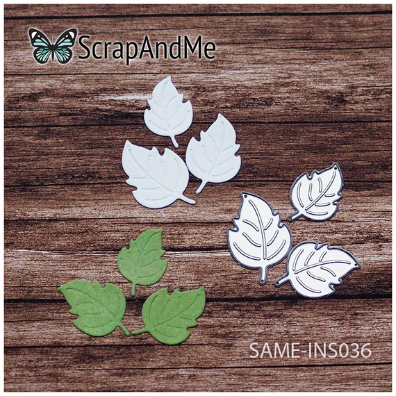 Stanzschablone – Cutting Die für Papier - SCRAPANDME - Blätter 036