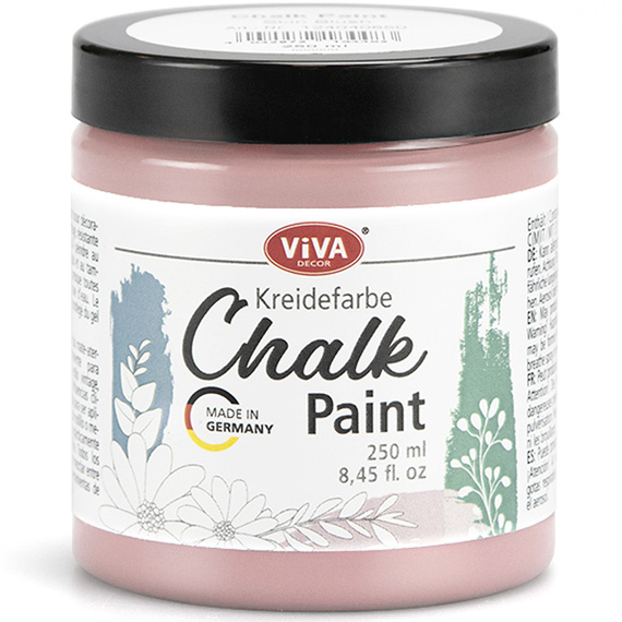 VIVA DECOR – Chalk Paint Kreidefarbe 250 ml – Powder Pink 