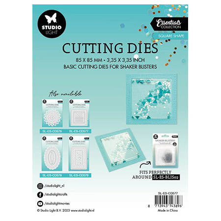 STUDIO LIGHT - Stanzform Präge Stanzschablone Cutting Die Square Viereckige Dreiecke