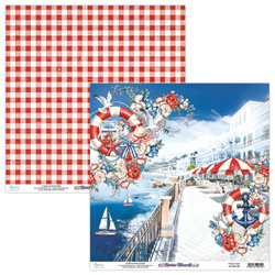 Scrapbooking Papier 30x30 - Mintay - Riviera Moments 03