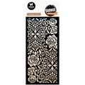 STUDIOLIGHT Mixed Media Schablone STENCIL für Decoupage Scrapbooking - Snowflake pattern