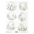 ITD Reispapier Decoupage Bastelpapier Softpapier Serviettentechnik, R1632