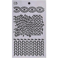 CIAO BELLA Mixed Media Schablone STENCIL Lu Mania  - Set 1 - 3 Stk. 