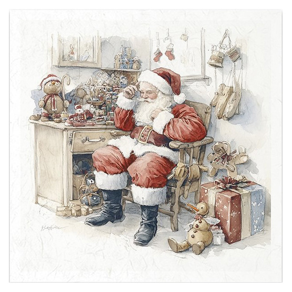 Reispapier-Set - Weihnachtsbaum, Geschenke, Spielzeug - RSM192 - Itd Collection