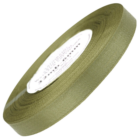 Satinband 12 mm - Cognac - 32 lfm
